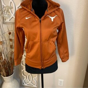 Texas Longhorn Nike front zipper and hooded jacket.